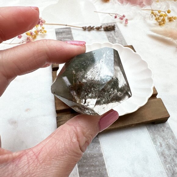 Small Garden Quartz Lodalite Free Form | Garden Quartz Gusher - Picture 2 of 10